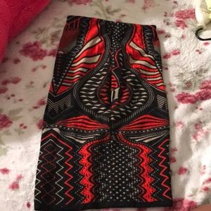 Long pencil skirt